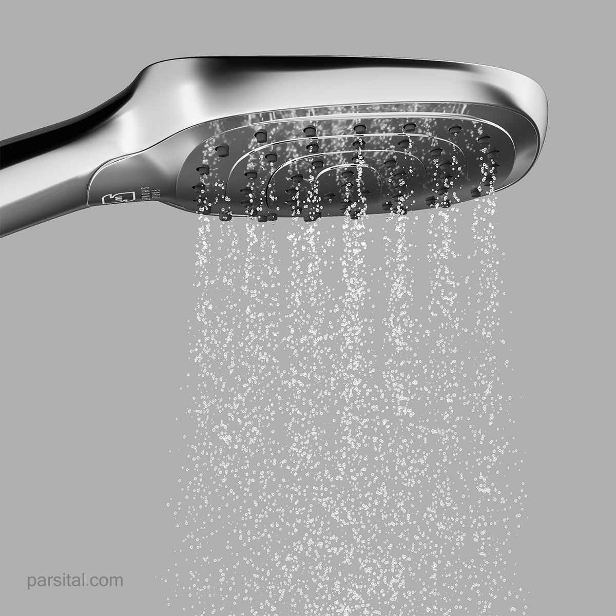 گوشی حمام فریز شاور مدل هنزا کروم